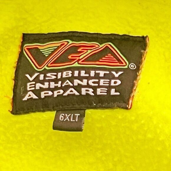 Visability Enhanced Apparel High Visability Jacket Removable Hood Big & Tall 6X - Picture 7 of 8